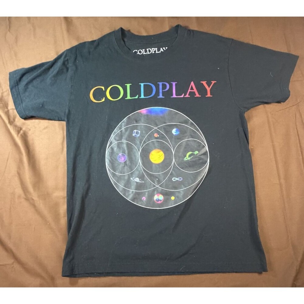 Coldplay Music Of The Spheres 2025 Tour Concert T-Shirt Official Merch Size M